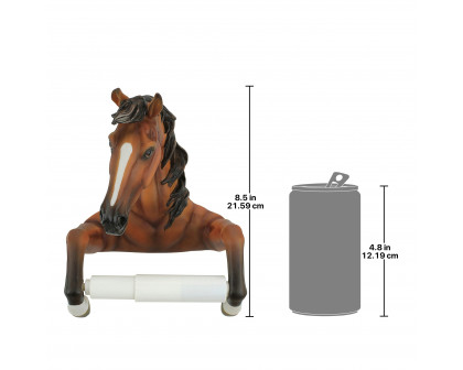 Toscano - Steady Stallion Bathroom Toilet Paper Holder