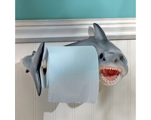 Toscano - Shark Attack Bathroom Toilet Paper Holder