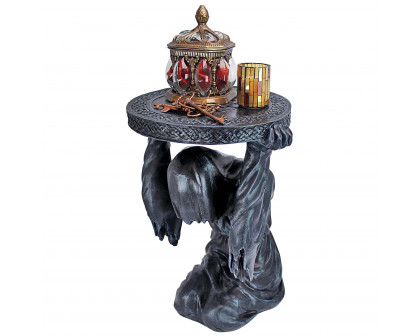 Toscano - Deaths at Hand Grim Reaper Sculptural Side Table in Designer Resin