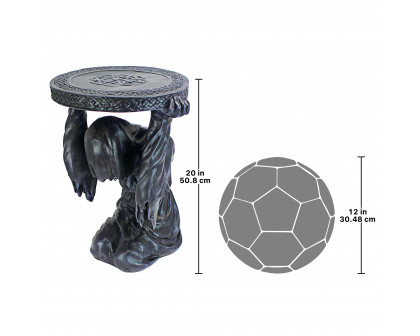 Toscano - Deaths at Hand Grim Reaper Sculptural Side Table in Designer Resin