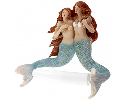 Toscano - The Mermaids of Flushing Cove Bathroom Toilet Paper Holder