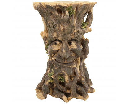 Toscano - Craggy Bark Tree Ent Sculptural Side Table