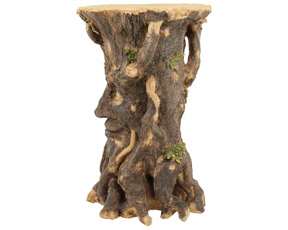 Toscano - Craggy Bark Tree Ent Sculptural Side Table