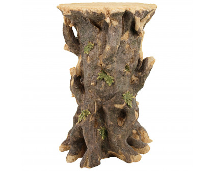 Toscano - Craggy Bark Tree Ent Sculptural Side Table