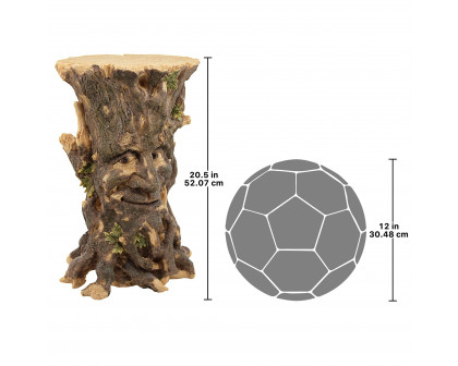 Toscano - Craggy Bark Tree Ent Sculptural Side Table