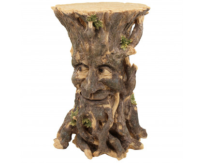 Toscano - Craggy Bark Tree Ent Sculptural Side Table