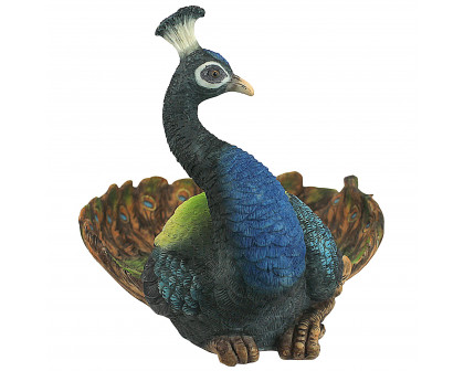 Toscano - The Pleasing Peacock Sculptural Dish