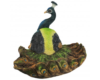 Toscano - The Pleasing Peacock Sculptural Dish