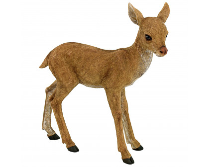 Toscano - Foraging Fawn Baby Deer Garden Statue