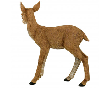 Toscano - Foraging Fawn Baby Deer Garden Statue