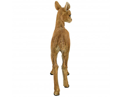 Toscano - Foraging Fawn Baby Deer Garden Statue