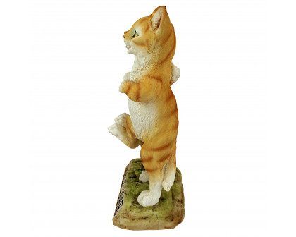 Toscano - Chorus Line of Cats Garden Welcome Sign Statue