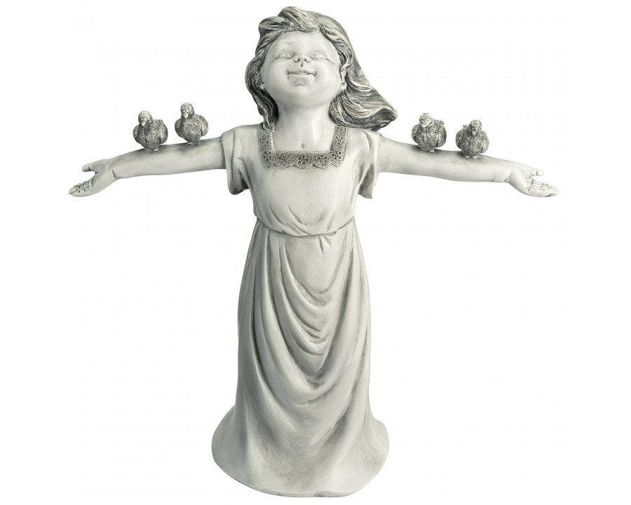 Toscano Basking in God Glory Little Girl Statue - Small