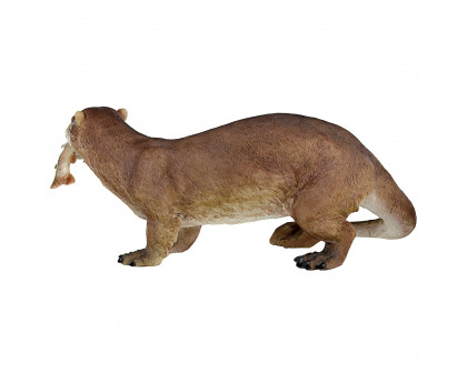 Toscano - River Otter Big Catch Garden Statue