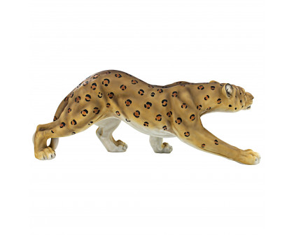 Toscano - Silent Pursuer Spotted Leopard Garden Statue