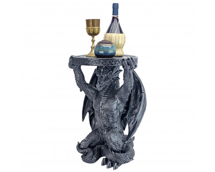 Toscano - Gothic Dragon of Netherley Boggs Sculptural Side Table in Designer Resin