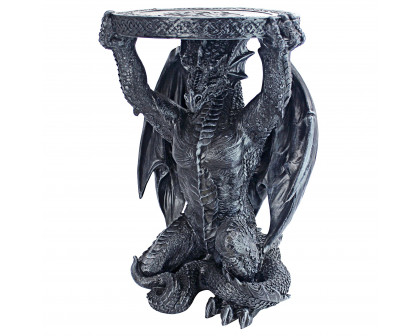 Toscano - Gothic Dragon of Netherley Boggs Sculptural Side Table in Designer Resin