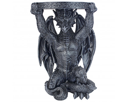 Toscano - Gothic Dragon of Netherley Boggs Sculptural Side Table in Designer Resin