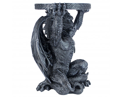 Toscano - Gothic Dragon of Netherley Boggs Sculptural Side Table in Designer Resin