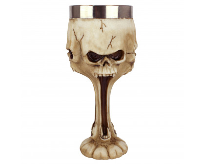 Toscano - Gothic Scare Skull Goblet