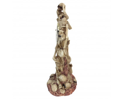 Toscano - Skeleton Crew Sculptural Mantel Clock