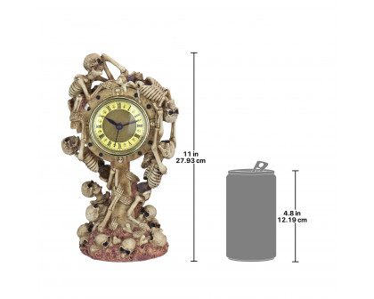 Toscano - Skeleton Crew Sculptural Mantel Clock