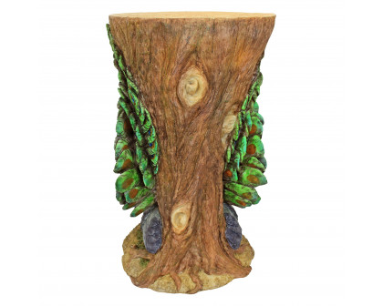 Toscano - Provocative Peacock Sculptural Garden Table in Designer Resin