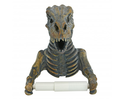 Toscano - T. Rex Dinosaur Skeleton Bathroom Toilet Paper Holder