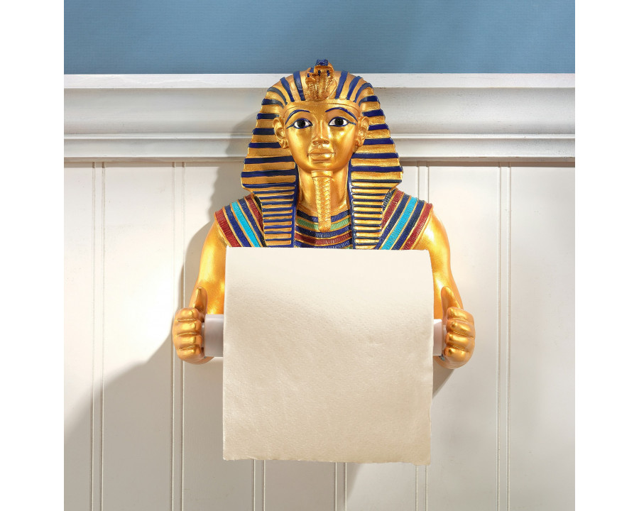 Toscano - King Tut Royal Bathroom Toilet Paper Holder