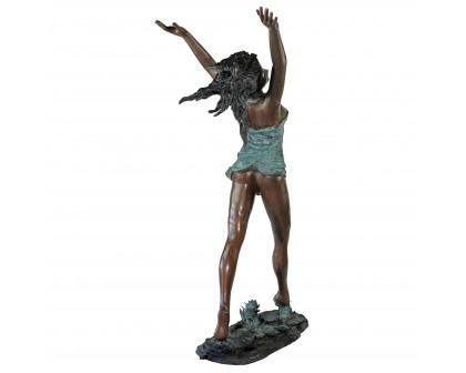 Toscano - Nymph Dancing on Lilies Garden Statue