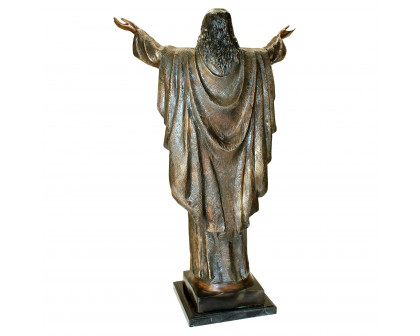 Toscano - Jesus Christ with His Arms Raised Garden Statue