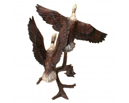 Toscano - Steep Climbing Ducks Garden Statue