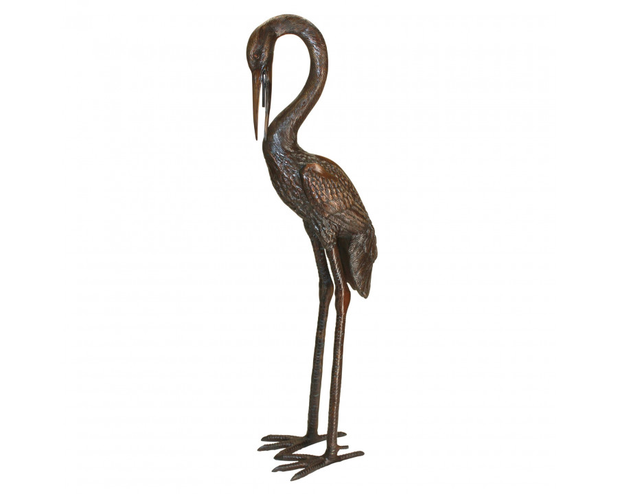 Toscano - Heron Piped Garden Statue