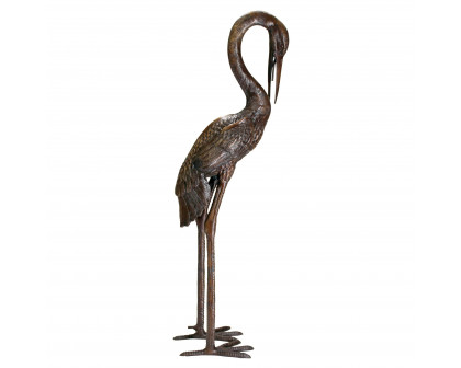 Toscano - Heron Piped Garden Statue