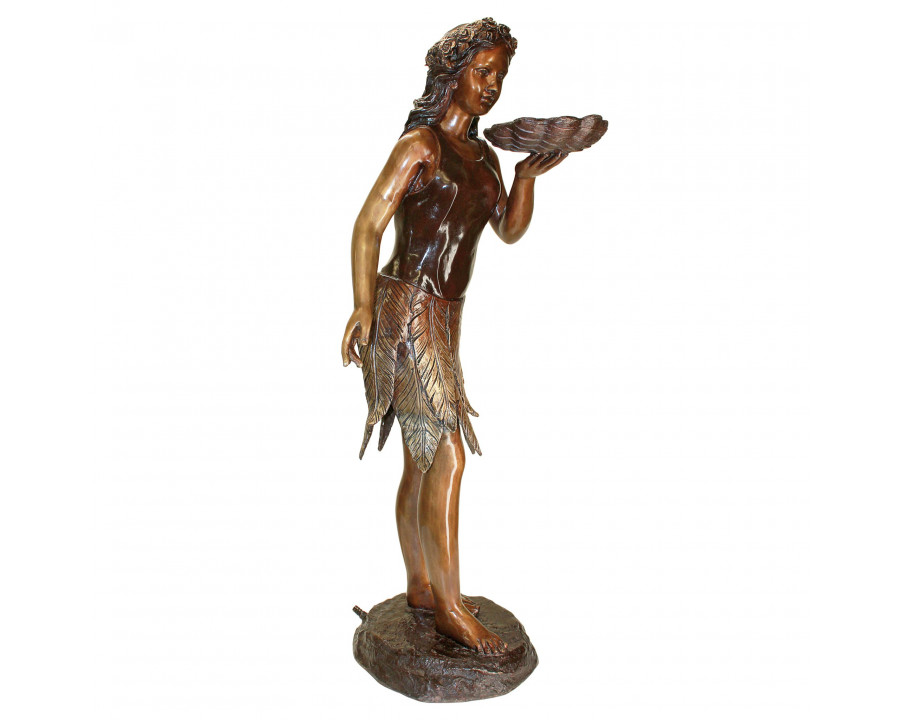 Toscano - Leaf Maiden Garden Statue