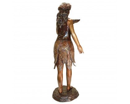 Toscano - Leaf Maiden Garden Statue