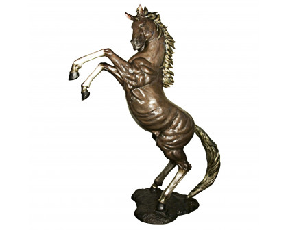 Toscano - Majestic Spirit Rearing Horse Garden Statue