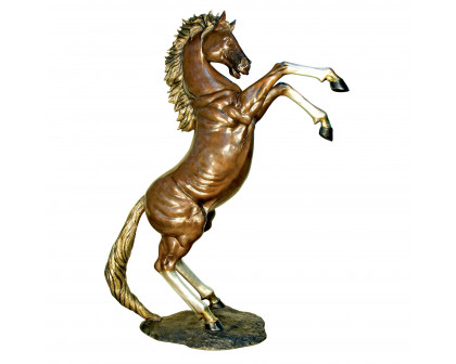 Toscano - Majestic Spirit Rearing Horse Garden Statue