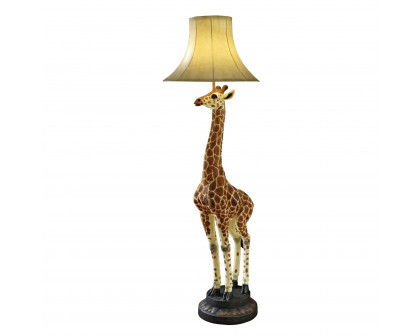 Toscano - Heads Above Giraffe Sculptural Floor Lamp