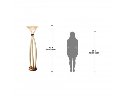 Toscano - The Hunter Grand Trophy Sculptural Floor Lamp