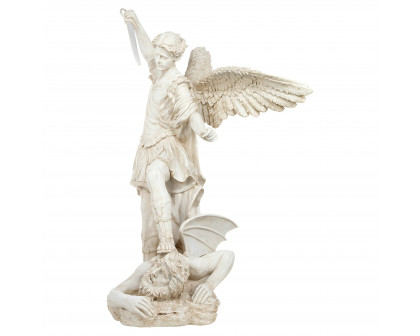 Toscano - Saint Michael the Archangel Garden Angel Statue