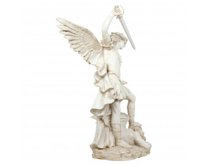 Toscano - Saint Michael the Archangel Garden Angel Statue