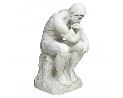 Toscano - Rodin Thinker Garden Statue in Estate