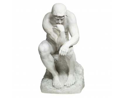 Toscano - Rodin Thinker Garden Statue in Estate