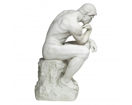 Toscano - Rodin Thinker Garden Statue in Estate