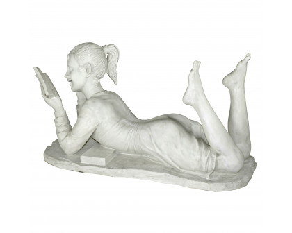 Toscano - Glendathe Reading Girl Garden Statue