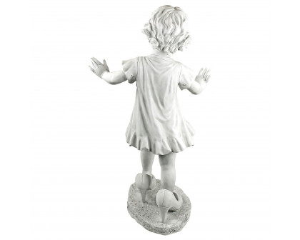 Toscano - Hillary in Heels Garden Girl Statue