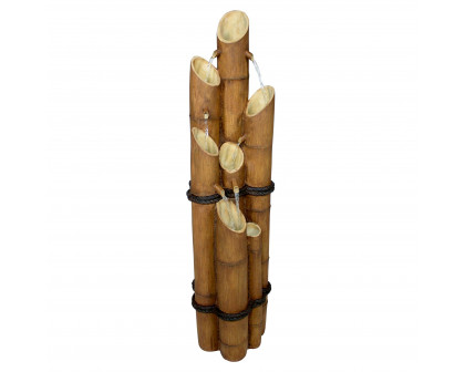 Toscano - Cascading Bamboo Sculptural Fountain