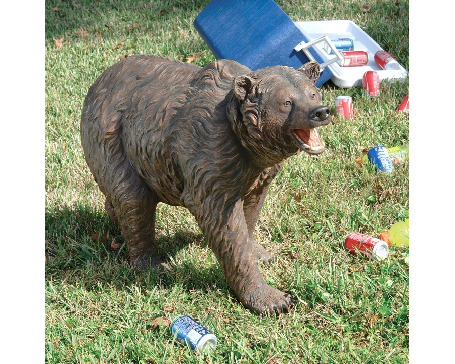 Toscano - Grand-Scale Grizzly Bear Garden Statue in Brown