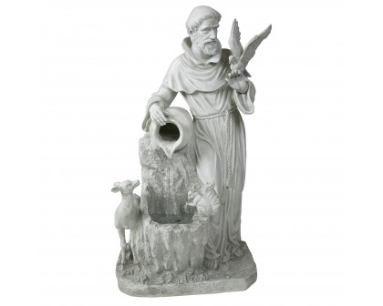 Toscano - Saint Francis Life-Giving Waters Sculptural Fountain